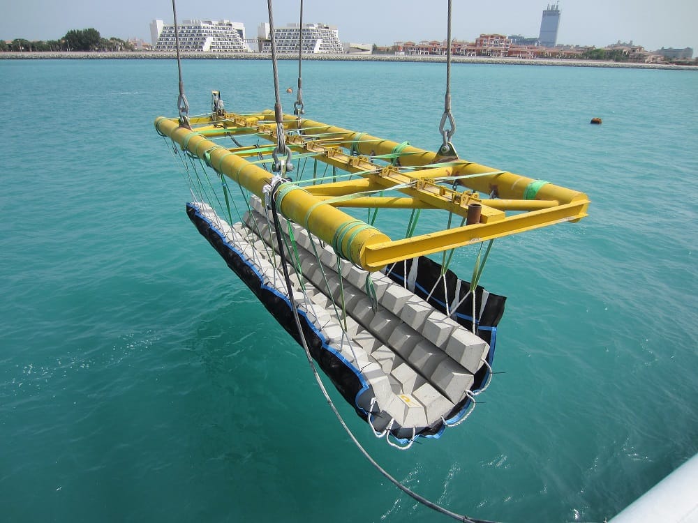 A pipe in the water